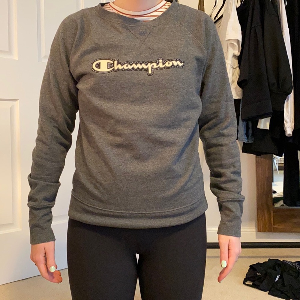 Great champion logo crewneck